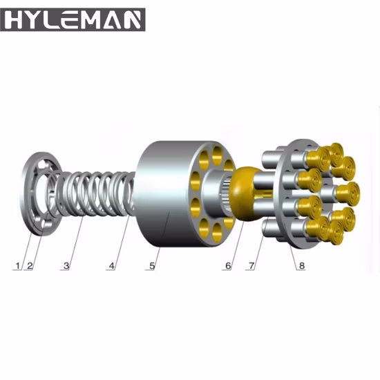 Ersatzteile für die hydraulische Kolbenpumpe Cat12g für die Cat-Graderpumpe